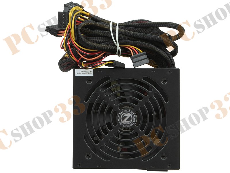 Блок питания 600Вт Zalman ZM600-LEII ATX12V V2.3 (20/24+4/8+6/8pin, вентилятор d120мм) + кабель питания EURO (1.5м)