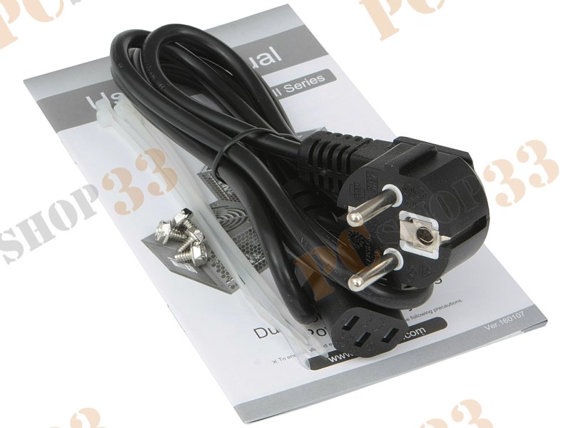 Блок питания 600Вт Zalman ZM600-LEII ATX12V V2.3 (20/24+4/8+6/8pin, вентилятор d120мм) + кабель питания EURO (1.5м)