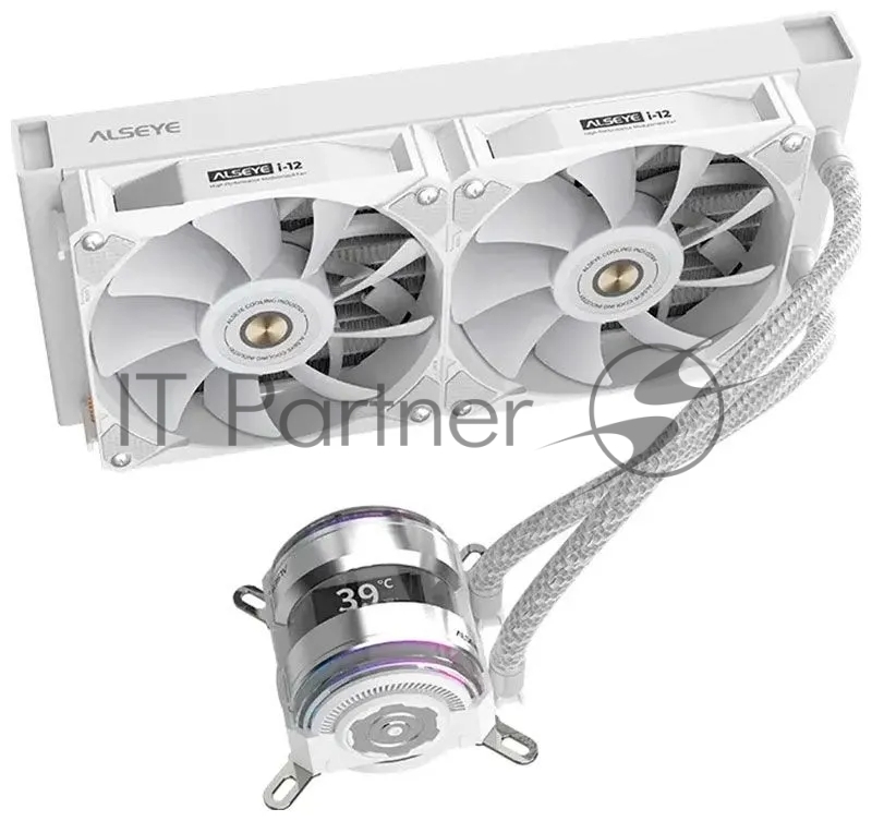 Жидкостная система охлаждения i240-W, Pump dimensions: L70*W70*H52.4 mmPump speed: 3200RPM±10%Pump bearing: ceramic bearing Water bloack dimensions: 275*120*27mmInterlocking fan dimensions: 120*120*25mmVoltage: DC 12VCurrent: 0.2A±10%Fan speed: 800-1