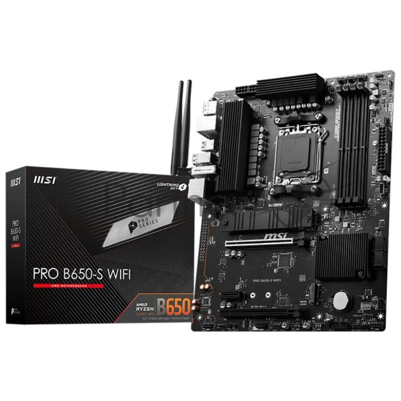 Материнская плата MSI AMD B650 SAM5 ATX PRO B650-S WIFI