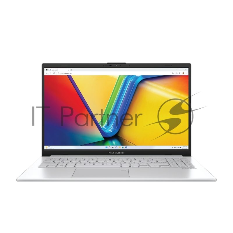 Ноутбук 15.6 IPS FHD ASUS E1504GA-BQ149 silver (Processor N200/8Gb/256Gb UFS/VGA int/noOS) (90NB0ZT1-M005Z0)