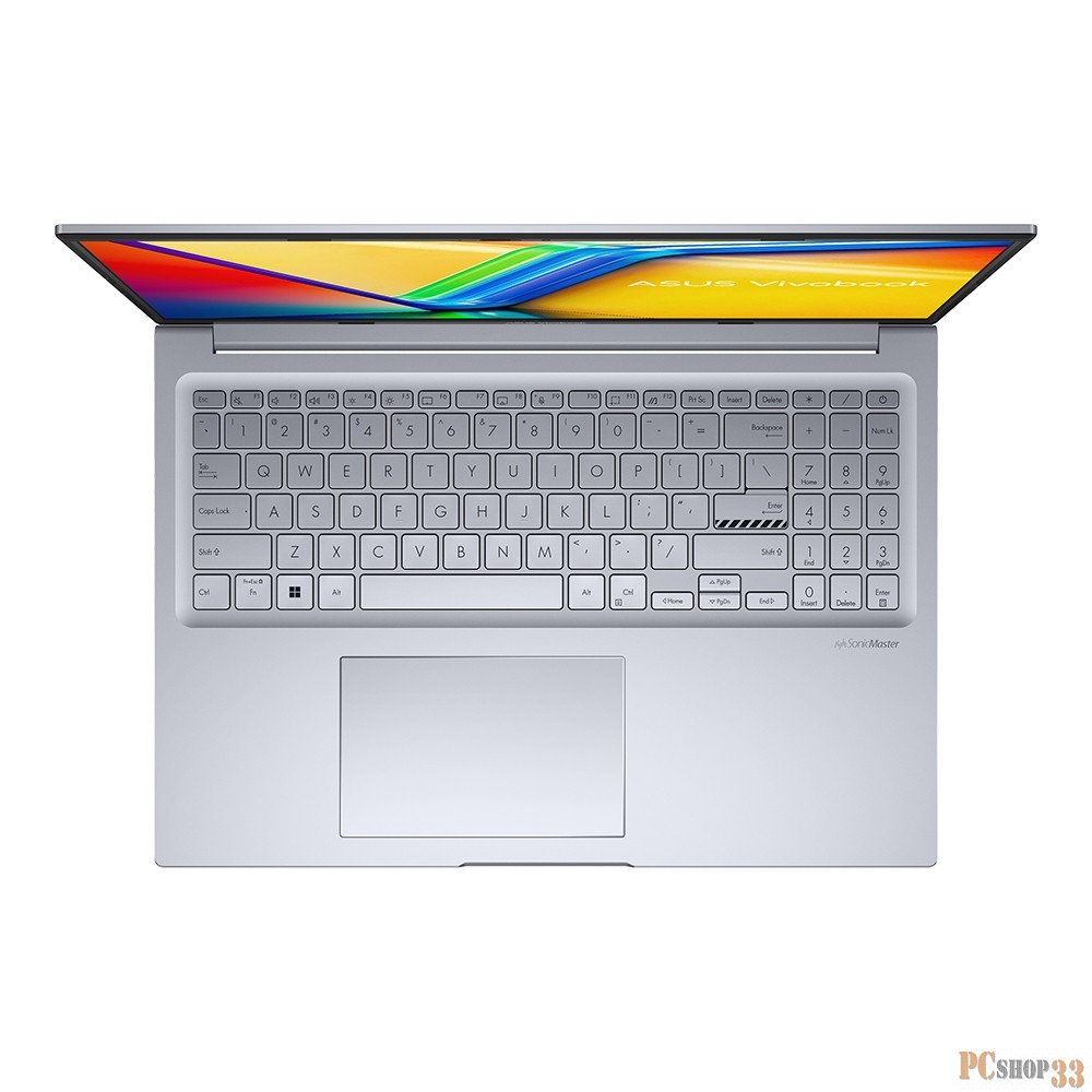 Ноутбук 16 IPS WQXGA ASUS K3605VU-PL090 silver (Core i5 13500H/16Gb/512Gb SSD/4050 6Gb/noOS) (90NB11Z2-M003J0)