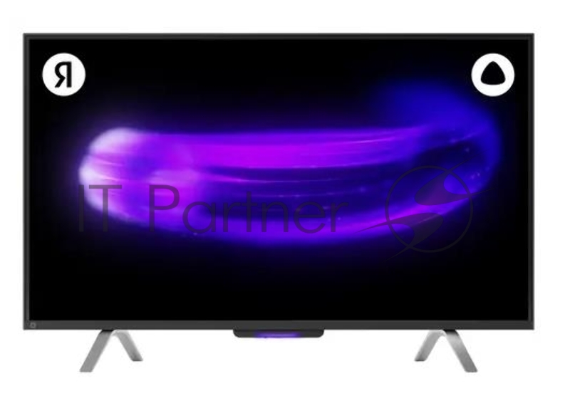 Телевизор 43 Яндекс YNDX-00091 ТВ Станция с Алисой black (UHD, Smart TV) (YNDX-00091)