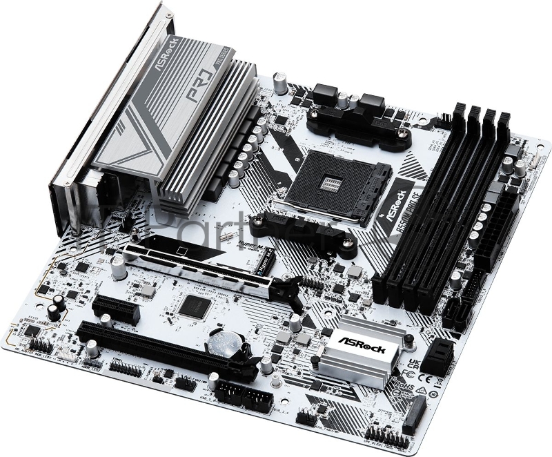 Материнская плата Asrock B550M Pro SE Soc-AM4 AMD PRO565 4xDDR4 mATX AC`97 8ch(7.1) 2.5Gg RAID+HDMI+DP