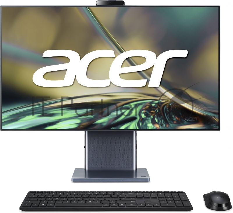 Моноблок Acer Aspire S27-1755 27 WQHD i7 1260P (1.5) 16Gb SSD1Tb Iris Xe CR noOS GbitEth WiFi BT 135W клавиатура мышь Cam серый 2560x1440.27