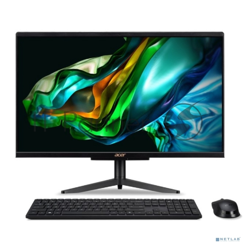 Моноблок Acer Aspire C24-1610 23.8 Full HD N200 (0.8) 8Gb SSD256Gb UHDG CR noOS WiFi BT 65W клавиатура мышь Cam черный 1920x1080