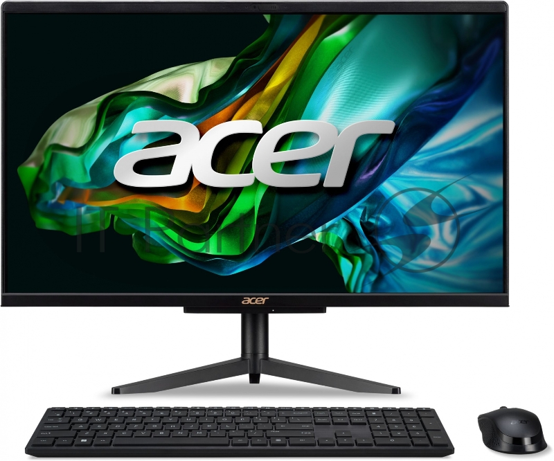 Моноблок Acer Aspire C24-1610 23.8 Full HD N200 (0.8) 8Gb SSD256Gb UHDG CR noOS WiFi BT 65W клавиатура мышь Cam черный 1920x1080