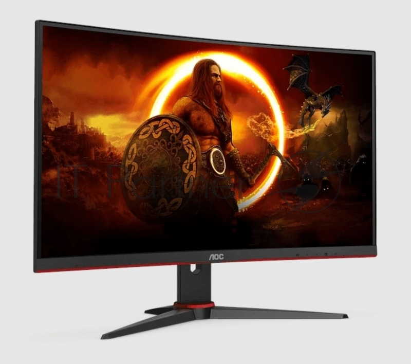 Монитор AOC 27 Gaming C27G2E черный/красный VA LED 1ms 16:9 HDMI матовая 250cd 178гр/178гр 1920x1080 240Hz VGA DP FHD 5кг