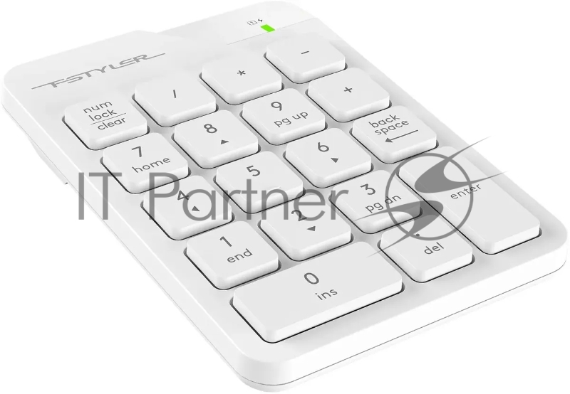 Числовой блок A4Tech FGK21C белый USB беспроводная slim для ноутбука