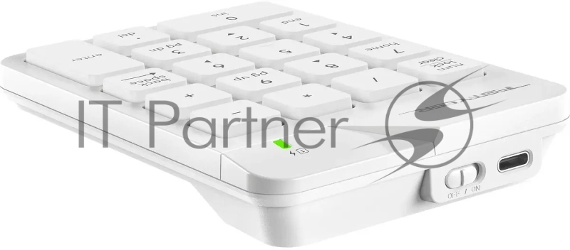 Числовой блок A4Tech FGK21C белый USB беспроводная slim для ноутбука