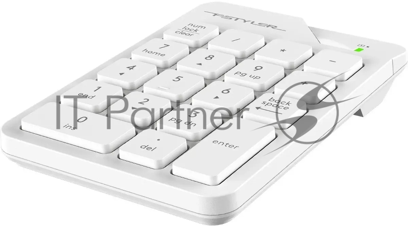 Числовой блок A4Tech FGK21C белый USB беспроводная slim для ноутбука