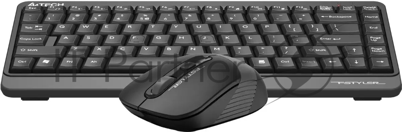 Клавиатура + мышь A4Tech Fstyler FGS1110Q клав:черный/серый мышь:черный/серый USB беспроводная Multimedia