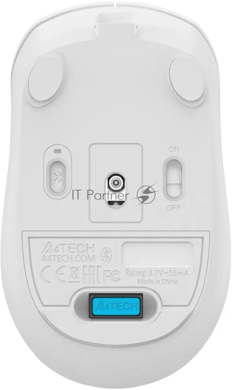 Мышь A4Tech Fstyler FG16C Air белый оптическая (2000dpi) беспроводная USB для ноутбука (3but)