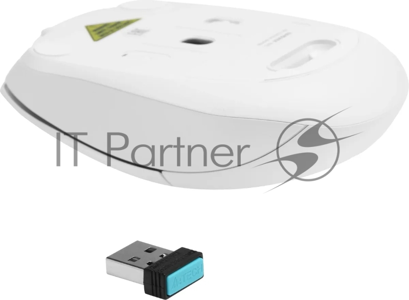 Мышь A4Tech Fstyler FG16CS Air белый оптическая (2000dpi) silent беспроводная USB для ноутбука (3but)