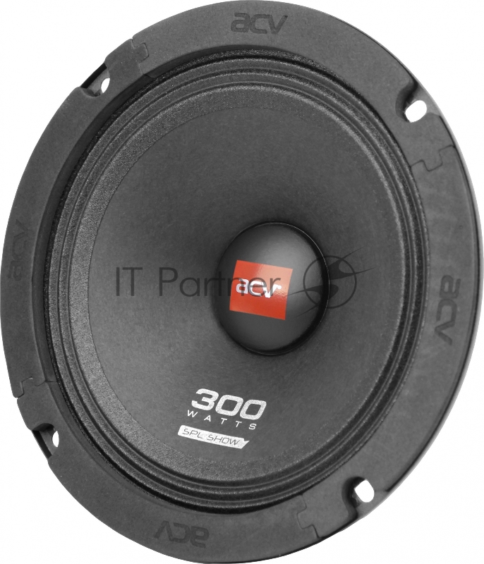 Колонки автомобильные ACV MS-6PRO (без решетки) 300Вт 100дБ 4Ом 16.5см (6 1/2дюйм) (ком.:2кол.) среднечастотные однополосные