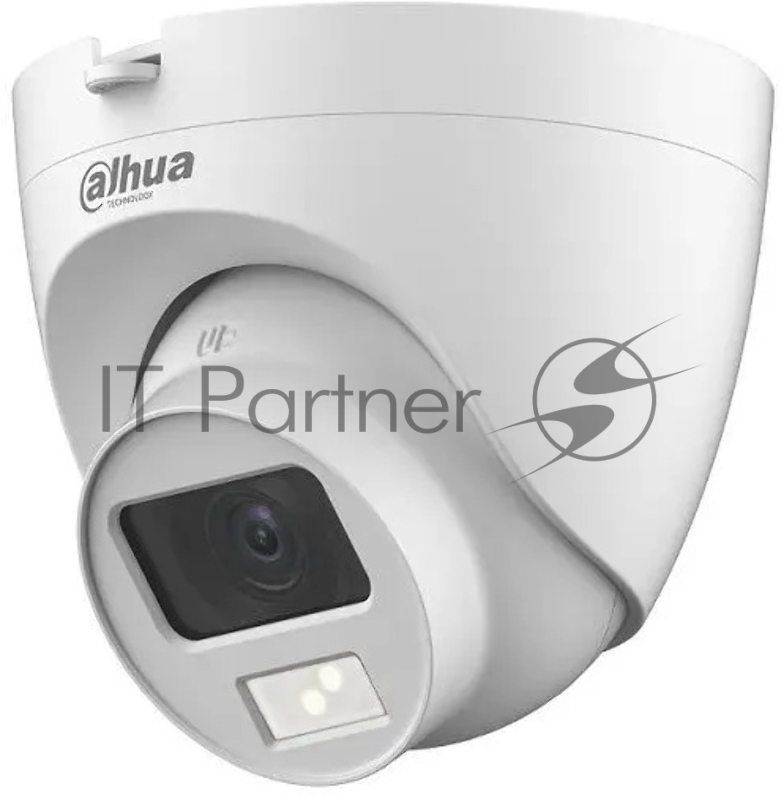 Камера видеонаблюдения аналоговая Dahua DH-HAC-HDW1500CLQP-IL-A-0280B- 2.8-2.8мм HD-CVI HD-TVI цв. корп.:белый (DH-HAC-HDW1500CLQP-IL-A-0280B)
