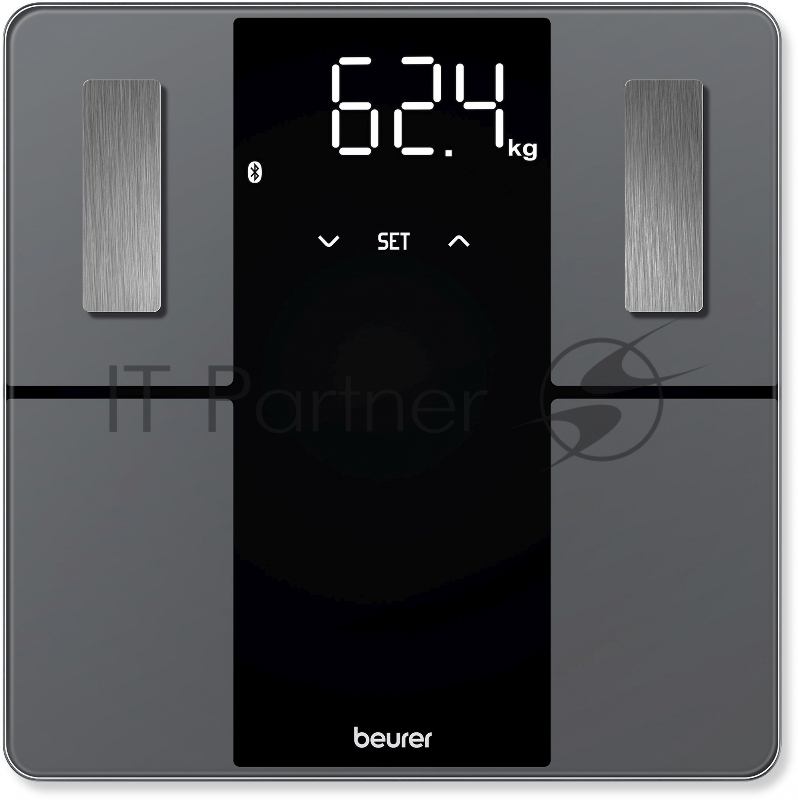 Весы напольные электронные Beurer BF 500 Super Black Edition макс.180кг черный