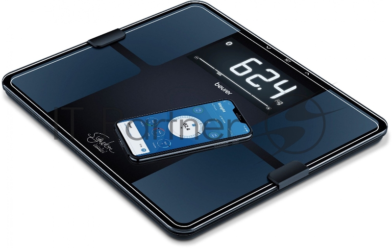 Весы напольные электронные Beurer BF915 Signature Line макс.200кг черный