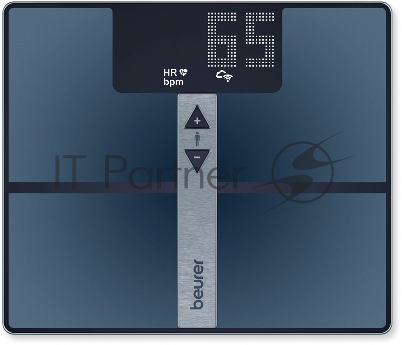 Весы напольные электронные Beurer BF980 WIFI/BT макс.180кг черный