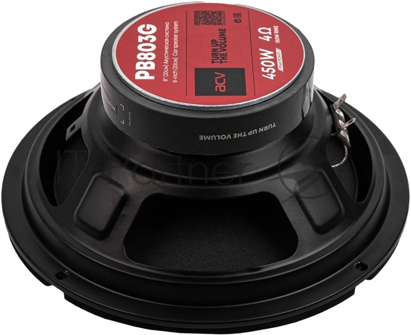 Колонки автомобильные ACV PB-803G 450Вт 90дБ 4Ом 20см (8дюйм) (ком.:2кол.) коаксиальные трехполосные