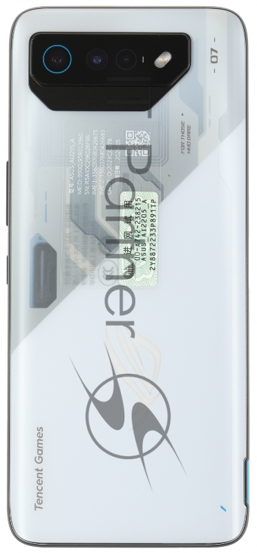 Смартфон Asus AI2205 ROG Phone 7 5G 512Gb 16Gb белый моноблок 3G 4G 2Sim 6.78 1080x2448 Android 13 50Mpix 802.11 a/b/g/n/ac/ax/be NFC GPS GSM900/1800 GSM1900 TouchSc Protect