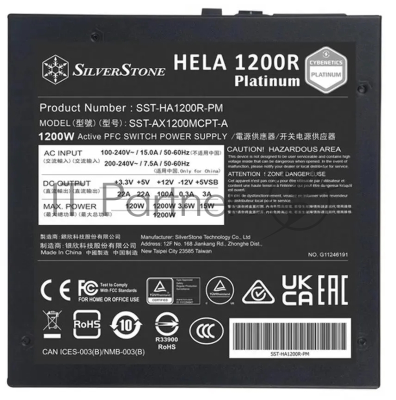 Блок питания Silverstone SST-HA1200R-PM