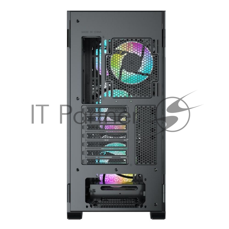 Компьютерный корпус ACD Fort 279G ATX, Black, USB2.0*2+USB 3.0+HD audio, RGB FAN:4*14cm, up to 9 pcs 3,5 HDD, TG cover, SPCC 0,9 mm