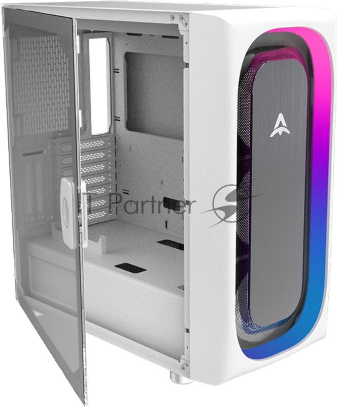 Корпус ALSEYE COMPUTER CASE 0.7mm SPCC, Mini-ITX/MicroATX/ATX/E-ATX, USB2.0*1+HD Audio+USB3.0*1+Typc*1 H.D.D(3.5)*3pcs+S.S.D(2.5) *2pcs, 375*200*445mm, 405*200*460mm, Tempered GlassFront:120mm*2pcsTop:120mm