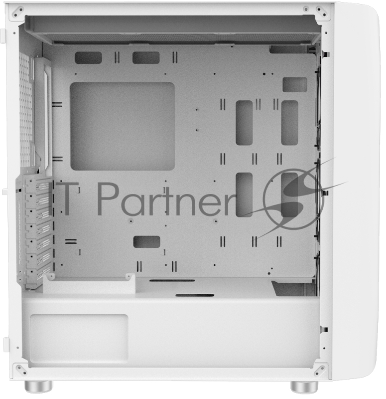 Корпус ALSEYE COMPUTER CASE 0.7mm SPCC, Mini-ITX/MicroATX/ATX/E-ATX, USB2.0*1+HD Audio+USB3.0*1+Typc*1 H.D.D(3.5)*3pcs+S.S.D(2.5) *2pcs, 375*200*445mm, 405*200*460mm, Tempered GlassFront:120mm*2pcsTop:120mm