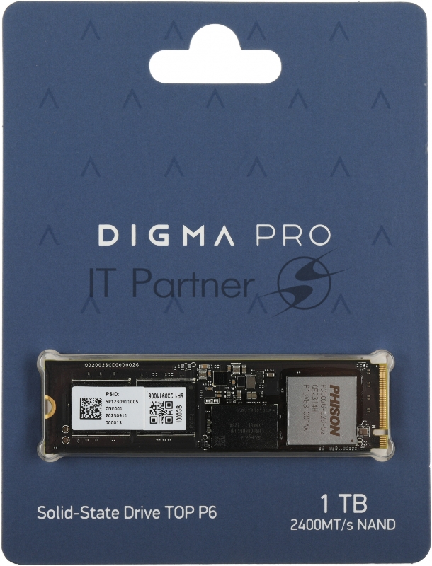 Накопитель SSD Digma PCIe 5.0 x4 1TB DGPST5001TP6T4 Pro Top P6 M.2 2280