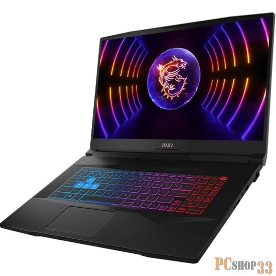 Ноутбук MSI Pulse 17 B13VGK-814XRU i7 13700H/32Gb/SSD1Tb/RTX4070 8Gb/17.3/IPS/FHD/DOS/grey