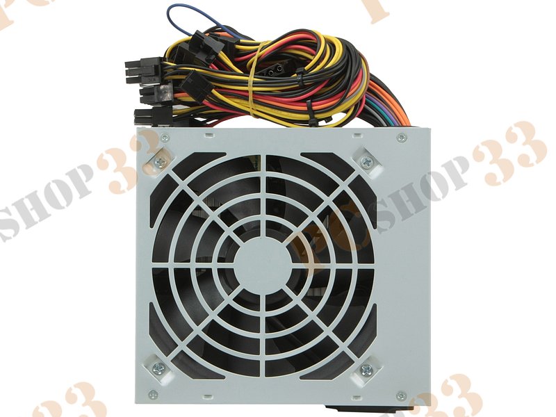 Блок питания 500Вт Powerman PM-500ATX-F ATX12V V2.2 (20/24+4/8+6/8pin, вентилятор d120мм) + кабель питания EURO (1.2м)