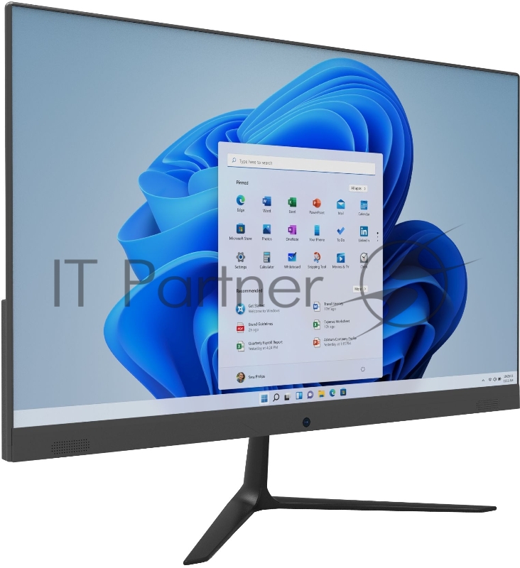 Моноблок IRU P233 23.8 Full HD i3 1005G1 (1.2) 8Gb SSD256Gb CR Windows 11 Professional GbitEth WiFi BT 120W Cam черный 1920x1080