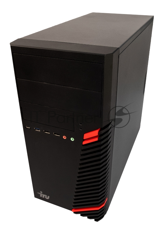 Компьютер IRU Home 310H6SM MT i3 12100 (3.3) 8Gb SSD256Gb UHDG 730 Free DOS GbitEth 400W черный (1900979)
