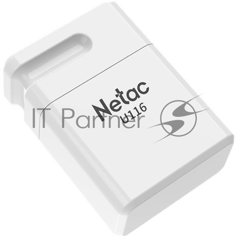 Флеш Диск Netac 4GB U116 NT03U116N-004G-20WH USB2.0 белый