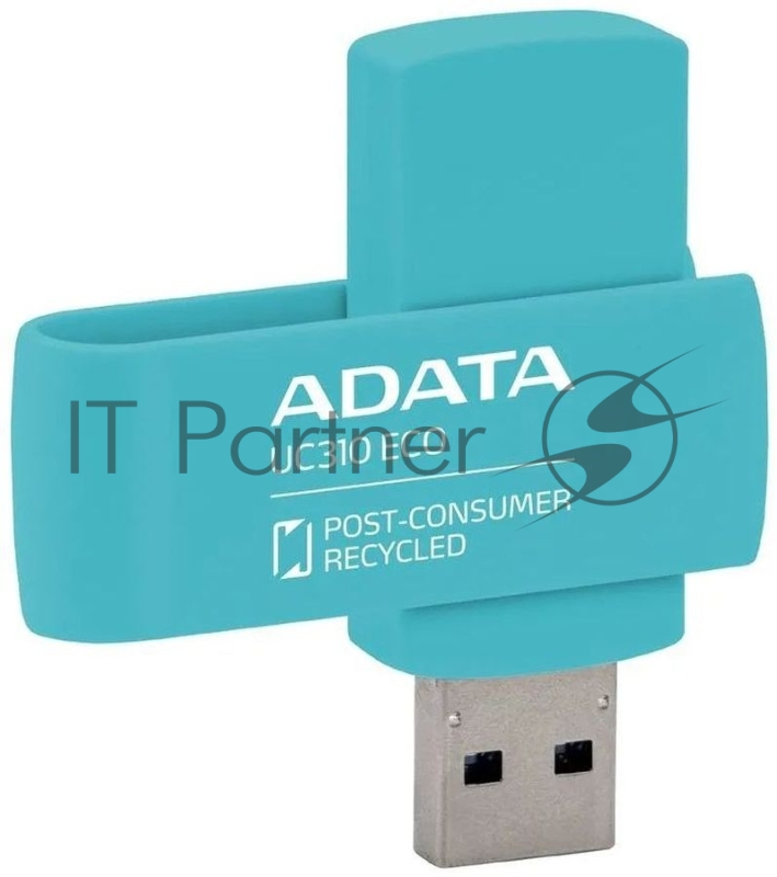 Флэш-накопитель ADATA USB3 64GB GREEN UC310E-64G-RGN
