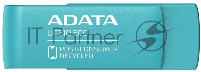 Флэш-накопитель ADATA USB3 64GB GREEN UC310E-64G-RGN