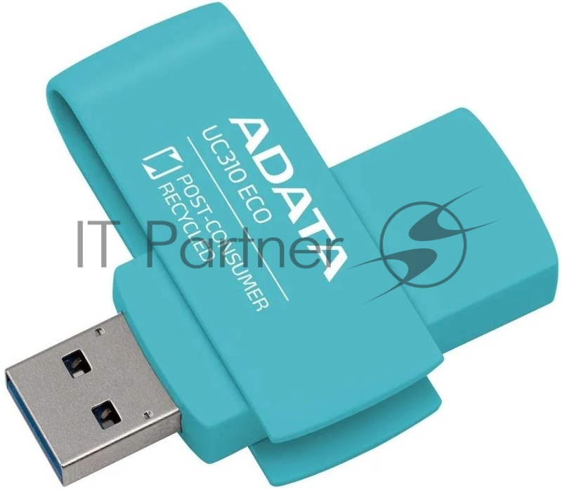 Флэш-накопитель ADATA USB3 64GB GREEN UC310E-64G-RGN
