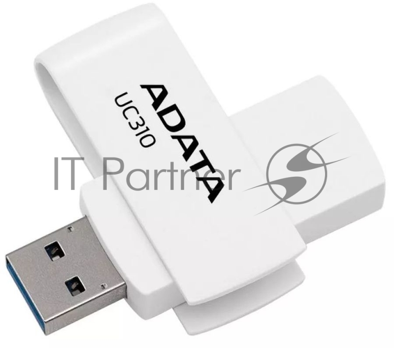 Флэш-накопитель ADATA USB3 64GB WHITE UC310-64G-RWH