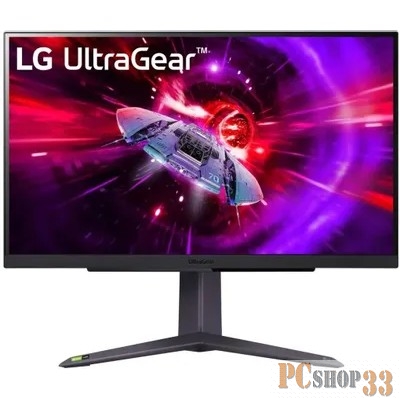 Монитор LG 27 UltraGear 27GR75Q-B черный IPS LED 16:9 HDMI матовая HAS 300cd 178гр/178гр 2560x1440 144Hz FreeSync Premium DP QHD USB 6.19кг