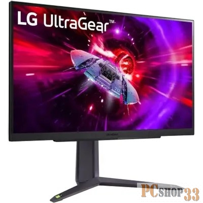 Монитор LG 27 UltraGear 27GR75Q-B черный IPS LED 16:9 HDMI матовая HAS 300cd 178гр/178гр 2560x1440 144Hz FreeSync Premium DP QHD USB 6.19кг