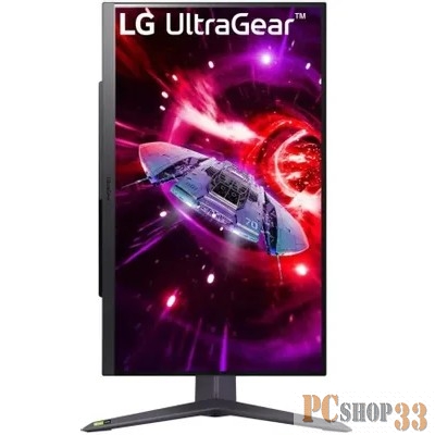 Монитор LG 27 UltraGear 27GR75Q-B черный IPS LED 16:9 HDMI матовая HAS 300cd 178гр/178гр 2560x1440 144Hz FreeSync Premium DP QHD USB 6.19кг