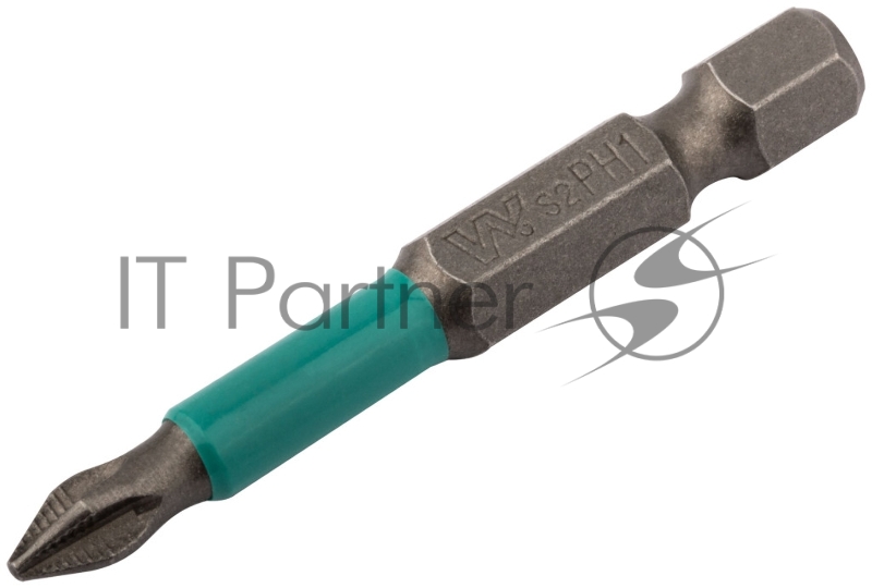 Биты 10 шт, сталь S2, с насечкой, Профи РН 1 х 50 мм