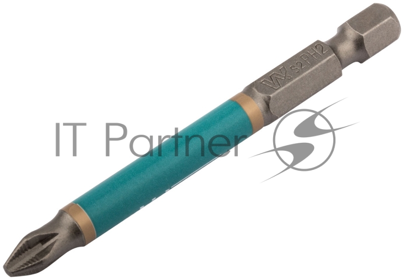 Биты 10 шт, сталь S2, с насечкой,Профи РН 2 х 70 мм