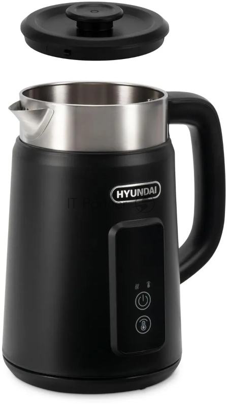 Чайник электрический Hyundai HYK-S3505 1.5л. 2200Вт черный (корпус: металл)
