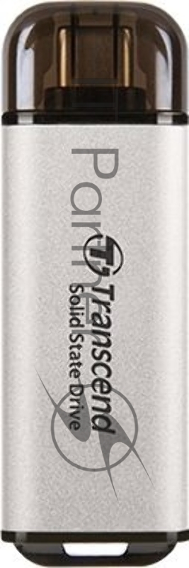 Накопитель SSD Transcend USB-C 512GB TS512GESD300S ESD300 серебристый