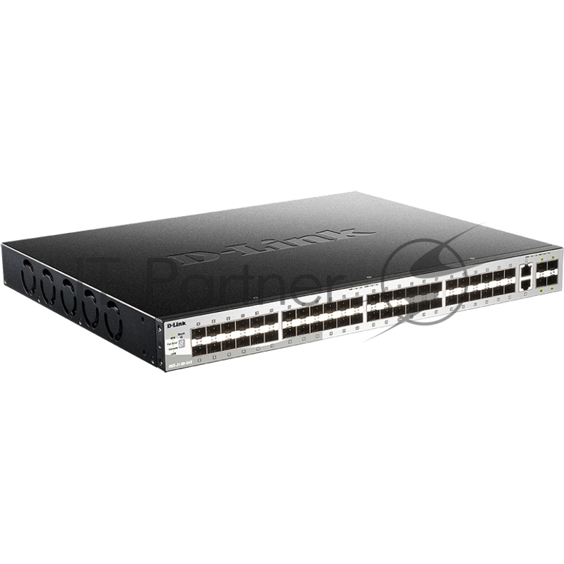 Коммутатор DGS-3130-54S Managed L3 Stackable Switch 48x1000Base-X SFP, 2x10GBase-T, 4x10GBase-X SFP+, CLI, 1000Base-T Management, RJ45 Console, USB, RPS, Dying Gasp