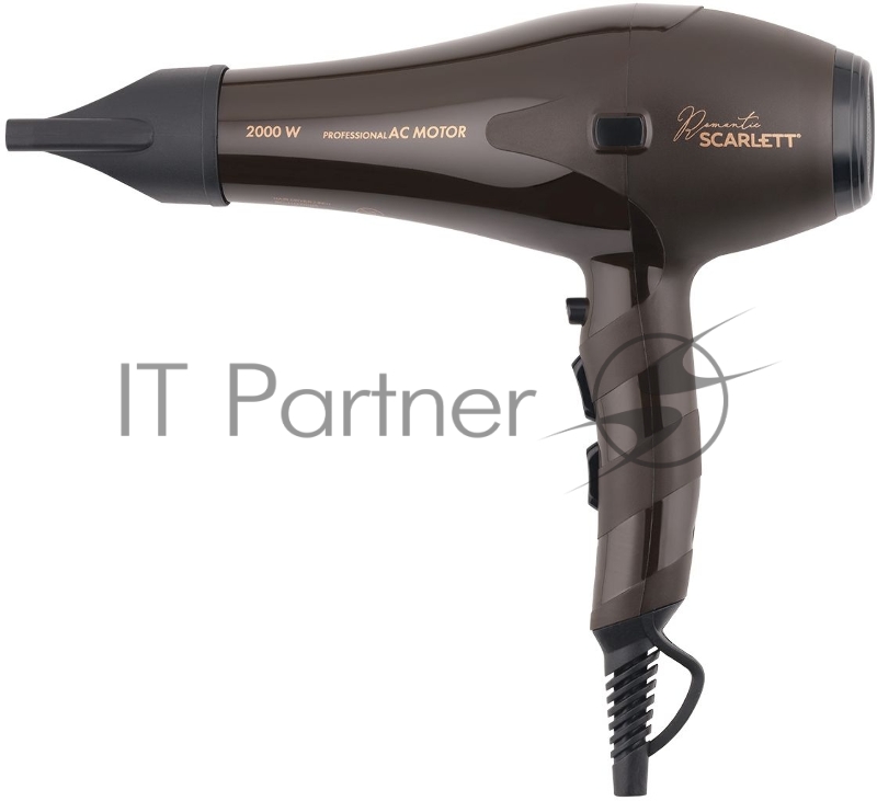 Фен Scarlett SC-HD70I85 2000Вт темно-коричневый
