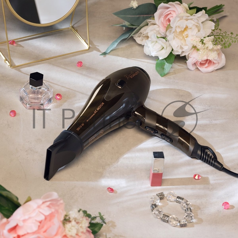 Фен Scarlett SC-HD70I85 2000Вт темно-коричневый