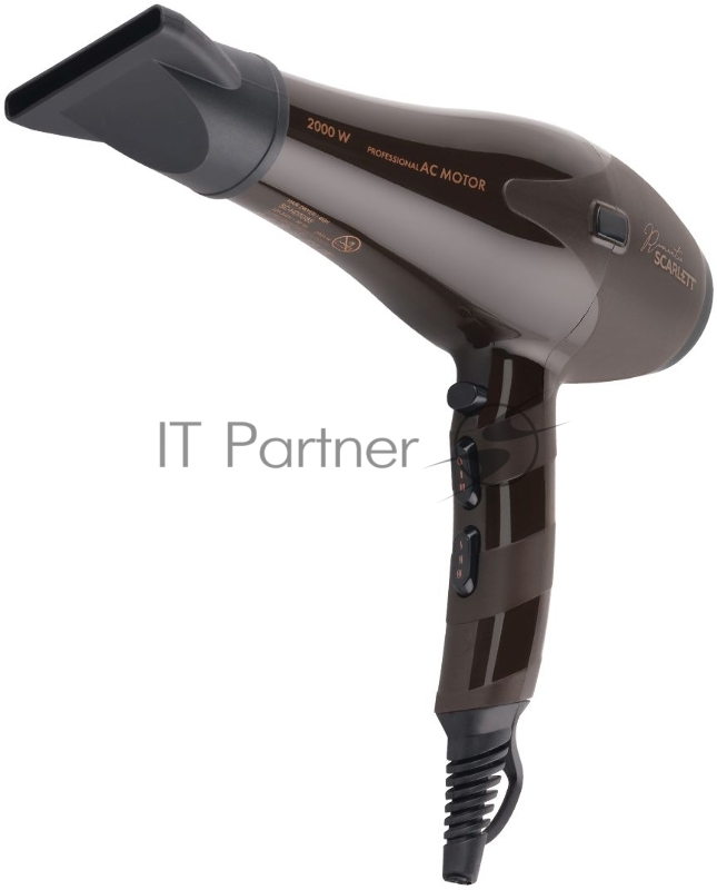 Фен Scarlett SC-HD70I85 2000Вт темно-коричневый